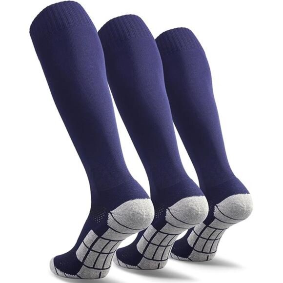 CWVLC Soccer Socks (1/3/5 pairs) Team Sport Knee High Socks for Adult Youth Kids - Picture 7 of 14